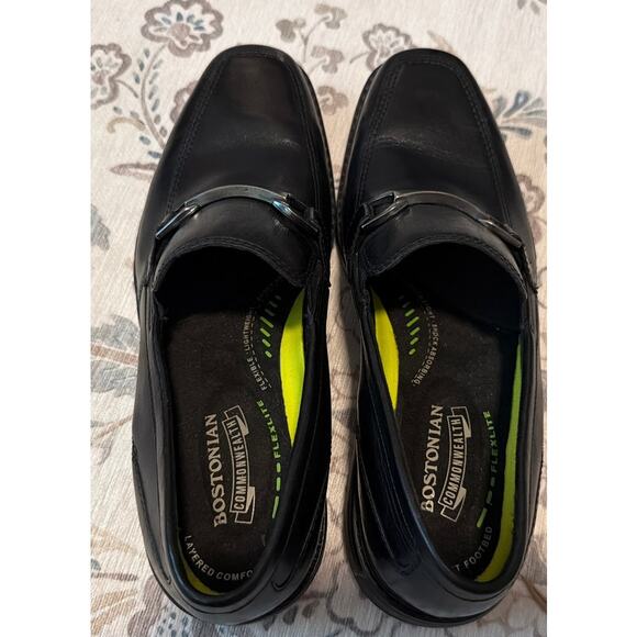 Bostonian Flexlite Men\'s Leather Bit Loafers Black Size 8 M Brand New main image 9